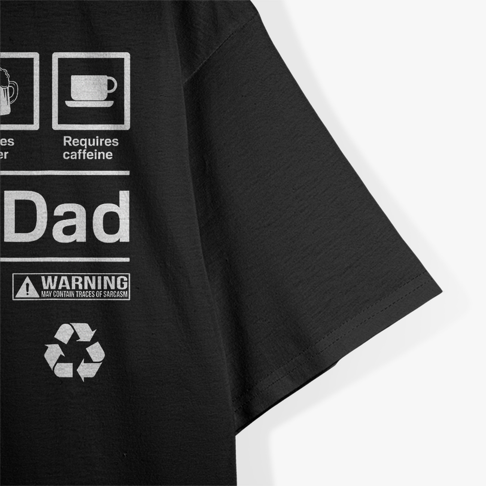 Funny Cheer Dad Ingredients T-Shirt