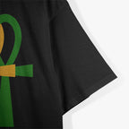 EGYPTIAN SACRED GEOMETRY ANKH CROSS KEMETIC RASTA T-Shirt