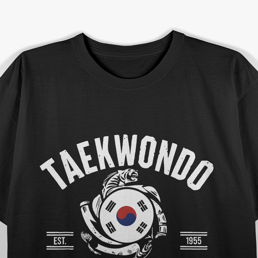 Taekwondo Established 1955 Korean Tae Kwon Do Martial T-Shirt