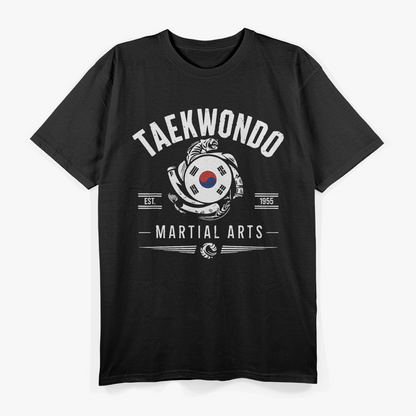 Taekwondo Established 1955 Korean Tae Kwon Do Martial T-Shirt