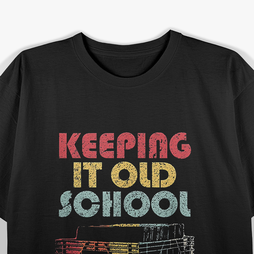 Vinyl Record Shirt. Retro Keeping It Old School T-Shirt