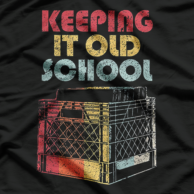 Vinyl Record Shirt. Retro Keeping It Old School T-Shirt