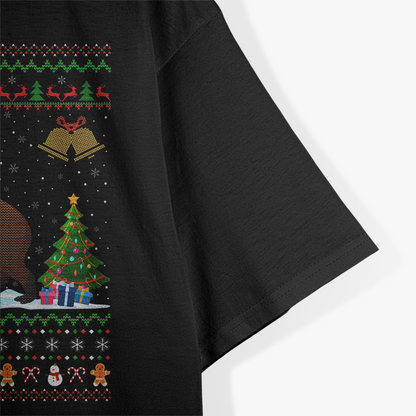 Christmas Capybara Festive Animal Lover T-Shirt