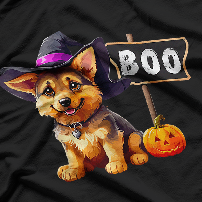 German Shepherd Halloween - Boo-tifully Spooky T-Shirt