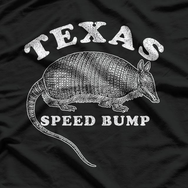 Texas Speed Bump, Humorous Road Trip T-Shirt