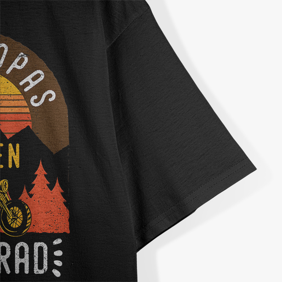 Coole Opas fahren Motorrad, Motorradfahrer Biker Großvat T-Shirt