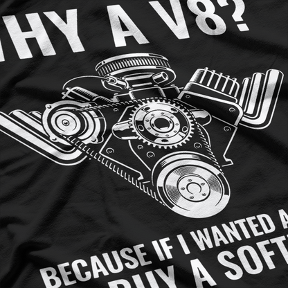 Muscle Car Guy - V8 Engine Lover T-Shirt