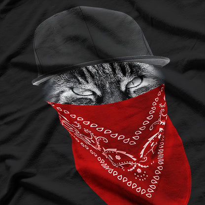 Hip Hop Gangster Cat Cool Streetwear T-Shirt