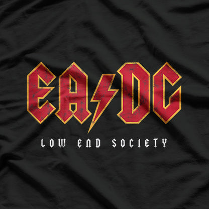 Low End Society Bass Player's Bass Guitar EADG Strings T-Shirt