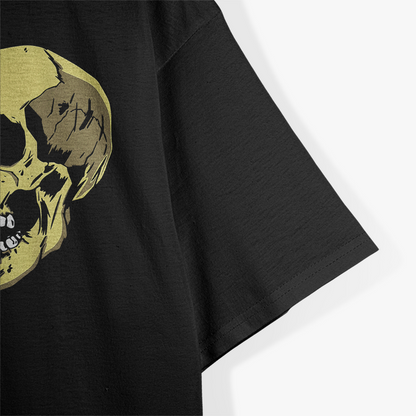 Skeleton Skull Smoking - Edgy Humor T-Shirt