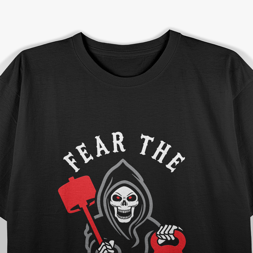 Fear The Gym Reaper Fitness T-Shirt