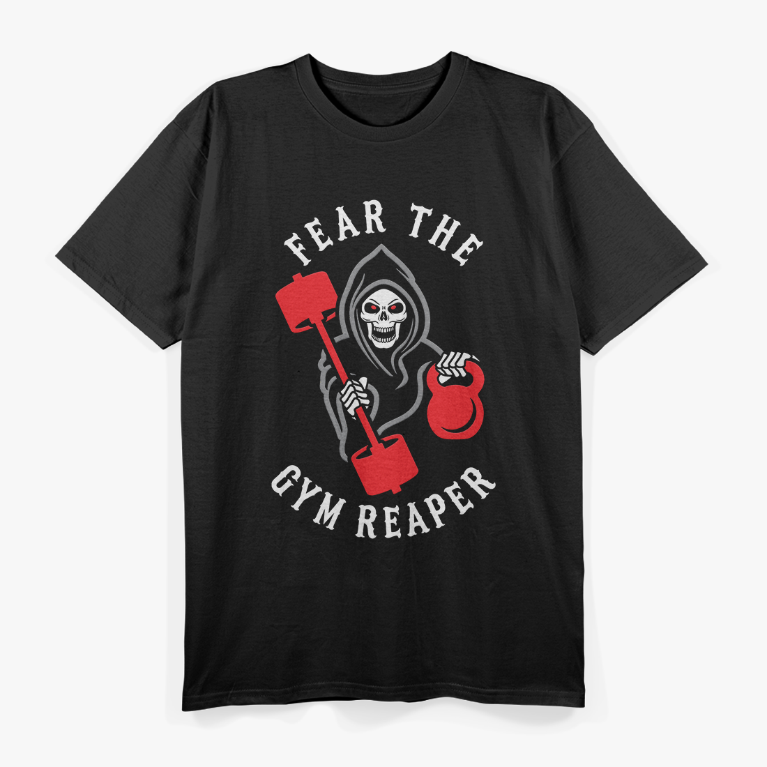 Fear The Gym Reaper Fitness T-Shirt