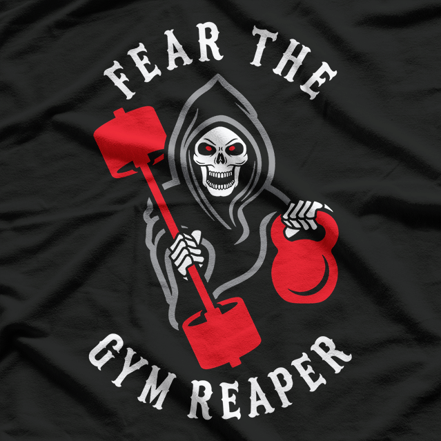 Fear The Gym Reaper Fitness T-Shirt