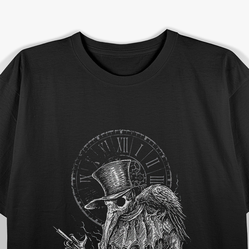 Plague Doctor - Death Virus with Raven T-Shirt