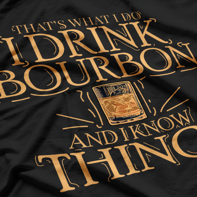 That’s What I Do - I Drink Bourbon & I Know Things T-Shirt