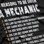 10 Reasons To Be With A Mechanic T-Shirt