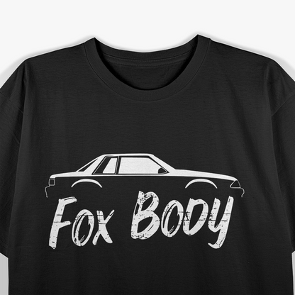 Foxbody Notchback 5.0 - American Stang Muscle Car T-Shirt