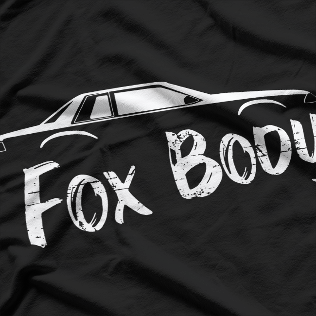 Foxbody Notchback 5.0 - American Stang Muscle Car T-Shirt