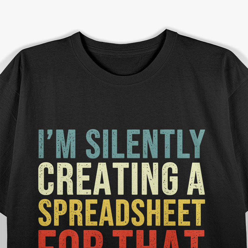 Funny Silently Creating Creative Art Lover T-Shirt