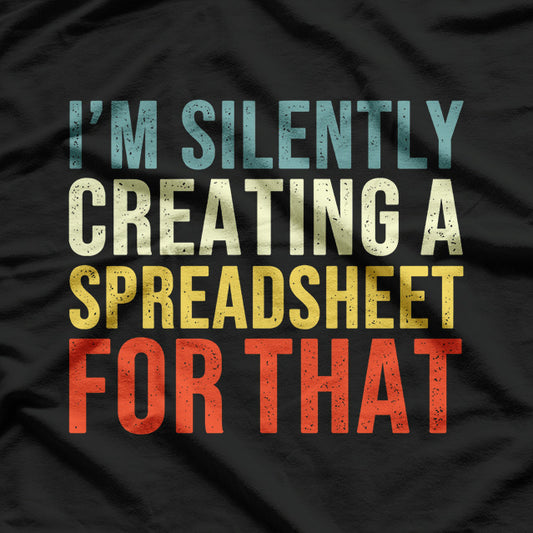 Funny Silently Creating Creative Art Lover T-Shirt