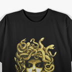 Medusa Head - Iconic Snake Hair Mythologys Legacy T-Shirt