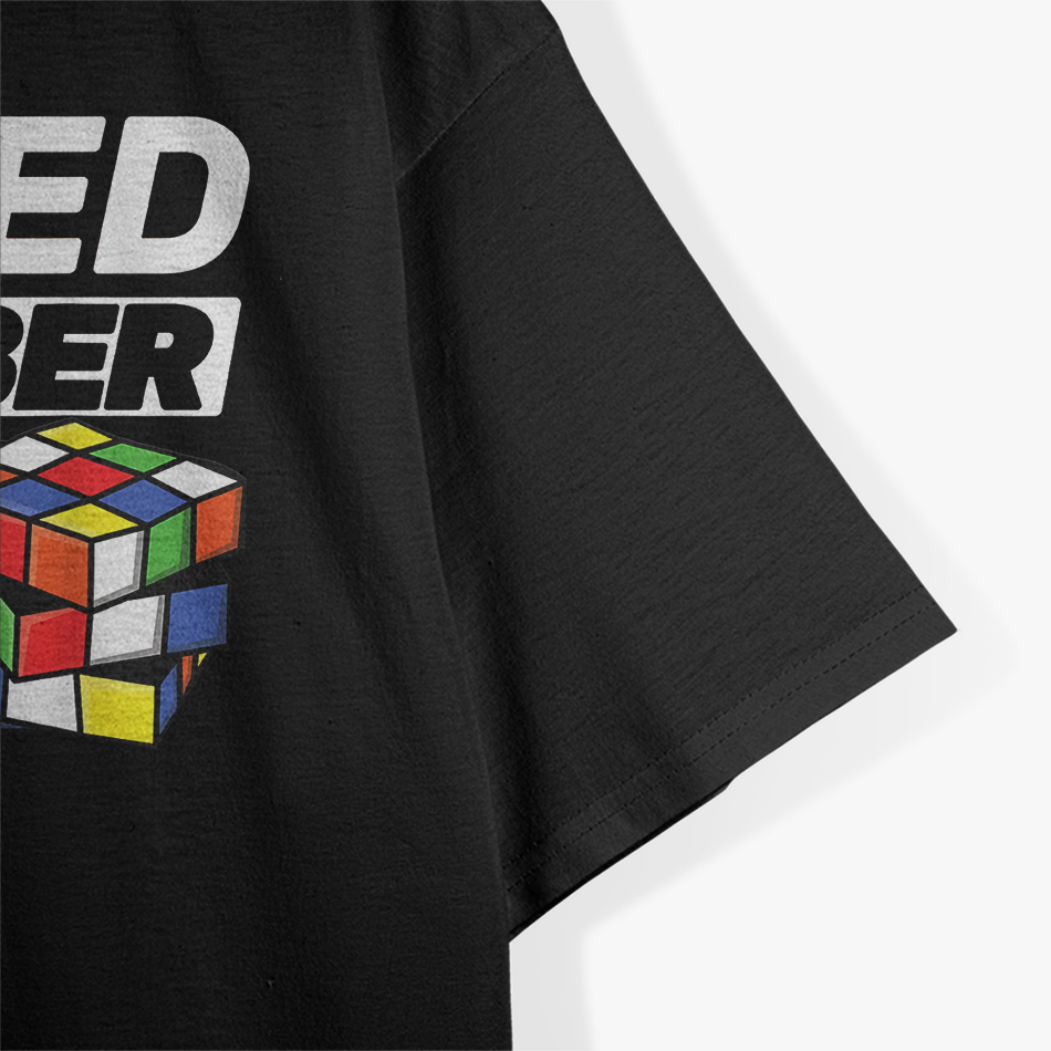 Speed Cubing Enthusiast Puzzle Solver Cuber Retro T-Shirt