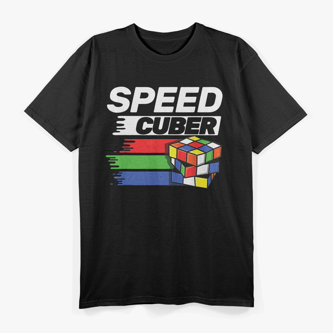 Speed Cubing Enthusiast Puzzle Solver Cuber Retro T-Shirt