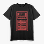 Car Audio Technician Hourly Rate T-Shirt