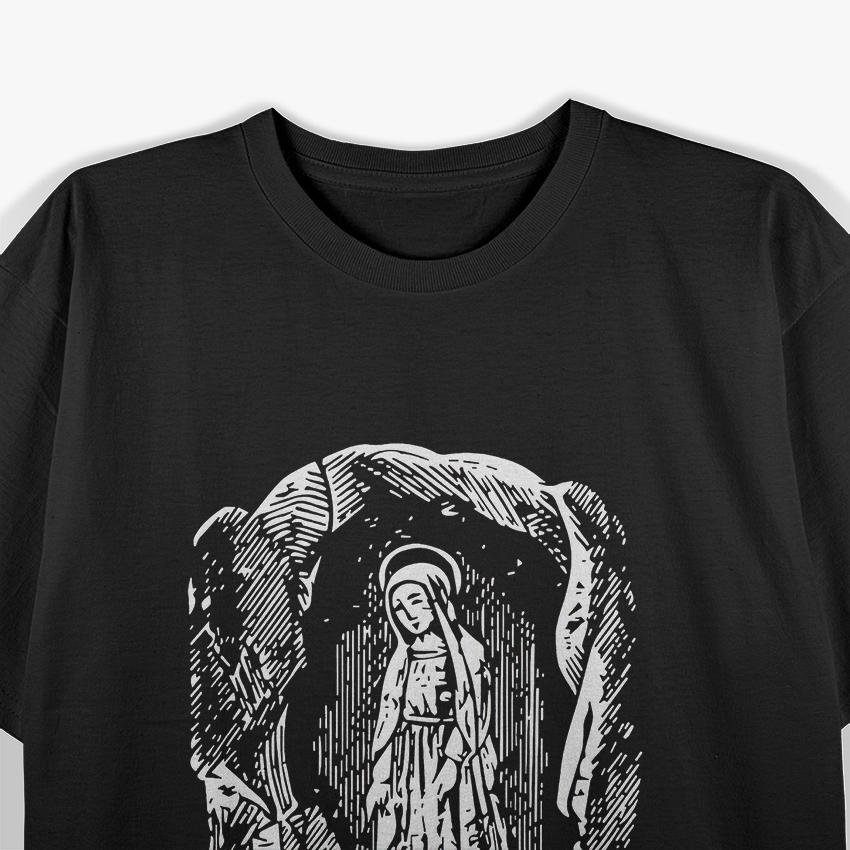 Our Lady of Lourdes - Bernadette and Catholic Devotion T-Shirt