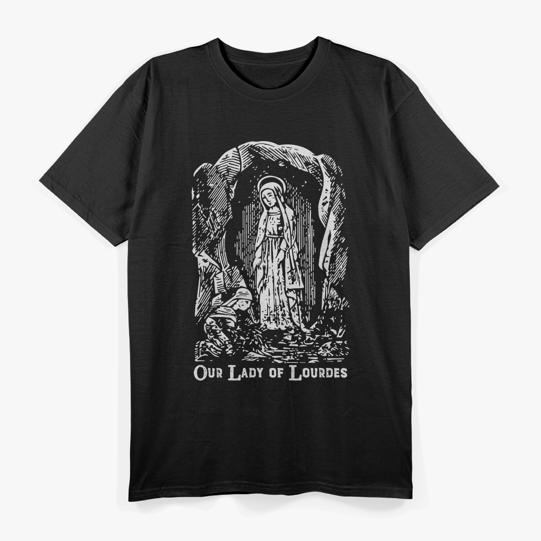 Our Lady of Lourdes - Bernadette and Catholic Devotion T-Shirt