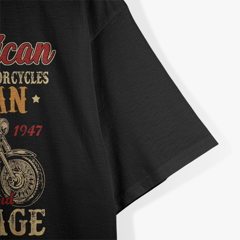 Retro Vintage America Motorcycle Indian for Old Biker T-Shirt