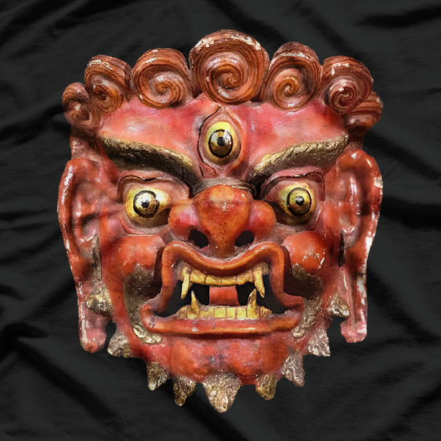 Tibet Mask - Sacred Protection T-Shirt