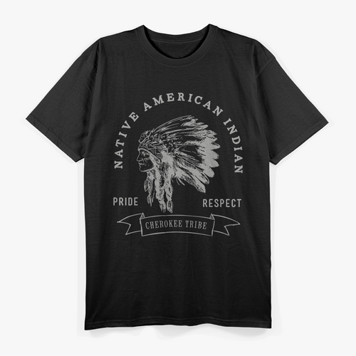 Cherokee Tribe - Honoring Native American Heritage T-Shirt