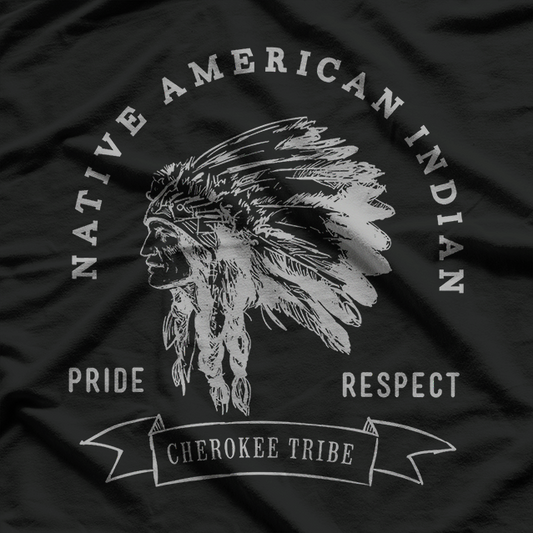 Cherokee Tribe - Honoring Native American Heritage T-Shirt