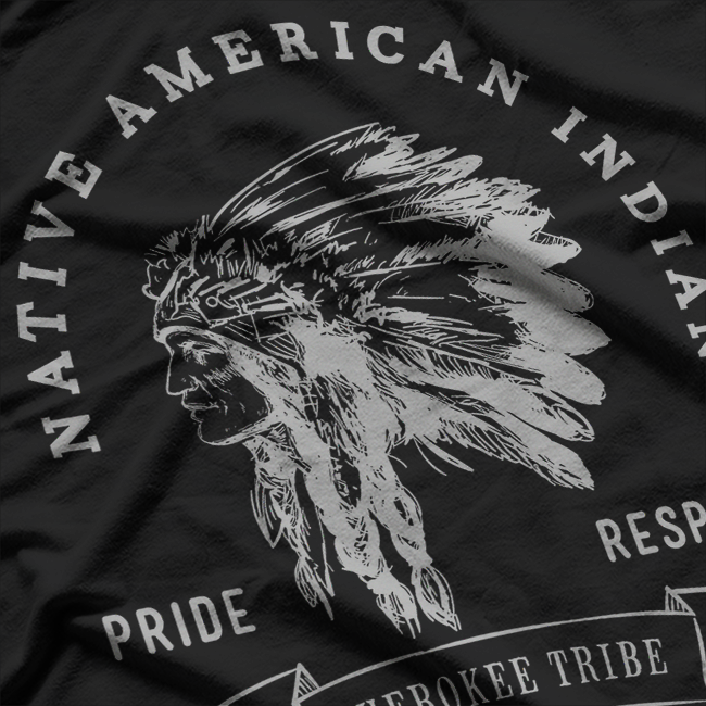 Cherokee Tribe - Honoring Native American Heritage T-Shirt