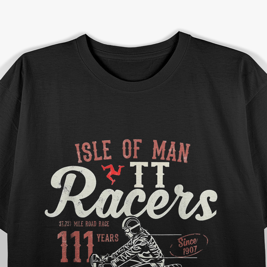 Isle of Man TT Racing Flag Top Speed Tourist Trophy T-Shirt