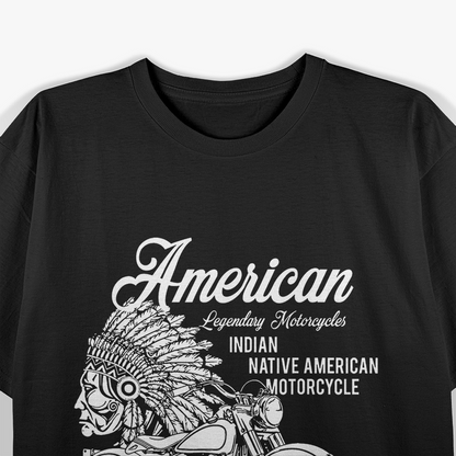 Motorcycle Indian Native American Bikers T-Shirt