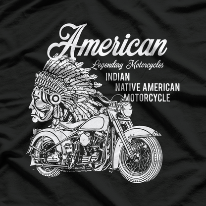 Motorcycle Indian Native American Bikers T-Shirt