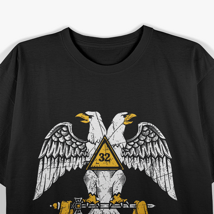 32nd Degree Masonic Scottish Rite Wings Down T-Shirt