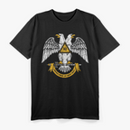 32nd Degree Masonic Scottish Rite Wings Down T-Shirt