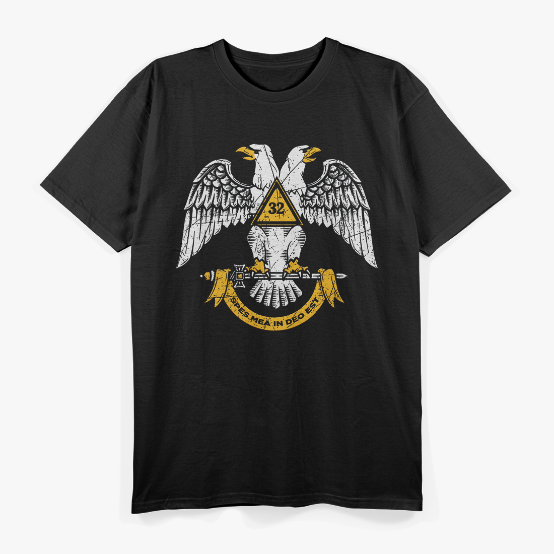 32nd Degree Masonic Scottish Rite Wings Down T-Shirt