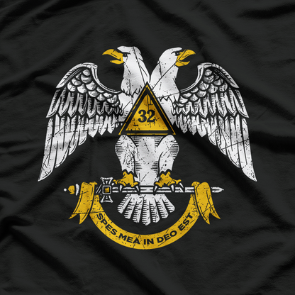 32nd Degree Masonic Scottish Rite Wings Down T-Shirt
