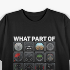 Airline Aircraft Airplane Pilot Tools T-Shirt