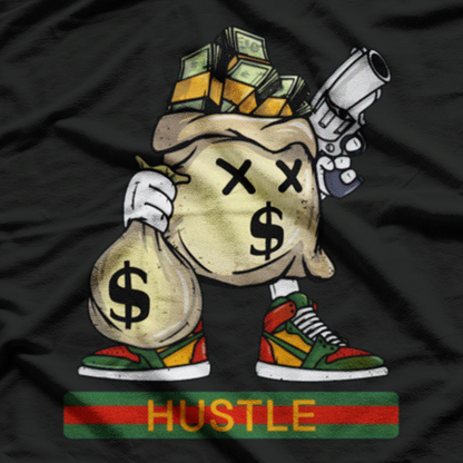 Money Stacks Wall Street Hustler Funny T-Shirt