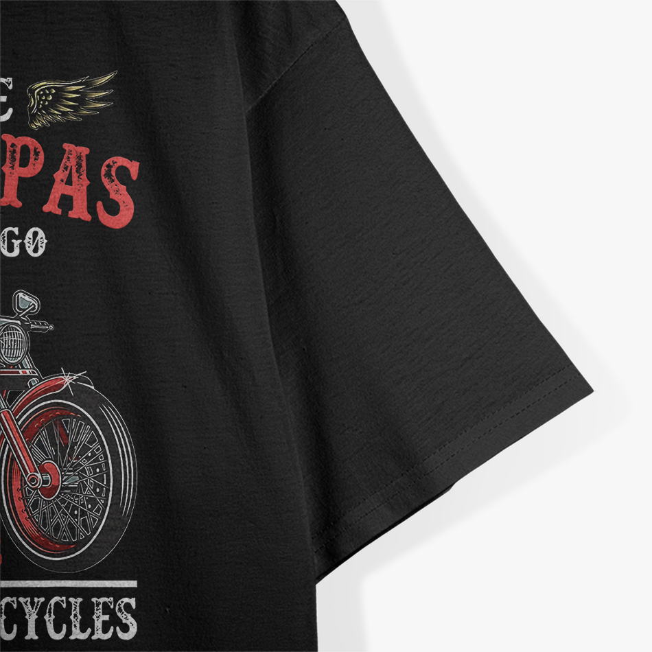 Real Grandpas Ride Motorcycles Funny Bike Riding Gift Biker T-Shirt