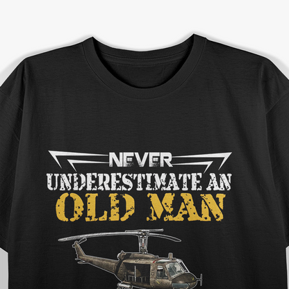 Vietnam Veteran UH-1 Huey Helicopter Tribute T-Shirt