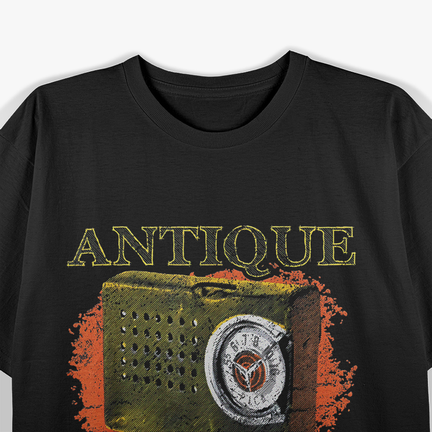 Antique Radio Collector Thrifting Antique Collector T-Shirt