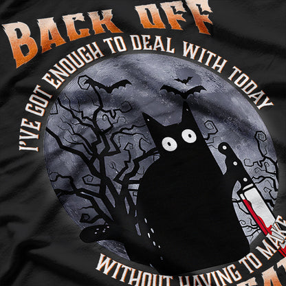 Black Cat Horror - Not Today’s Drama T-Shirt