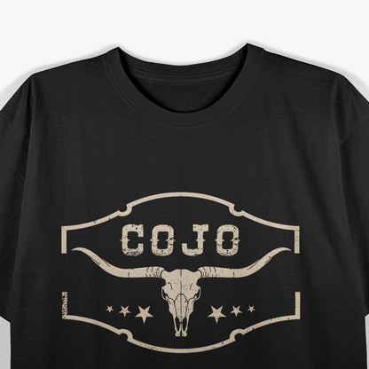 Retro Cojo Bull-Skull - Vintage Cowhide Pride T-Shirt