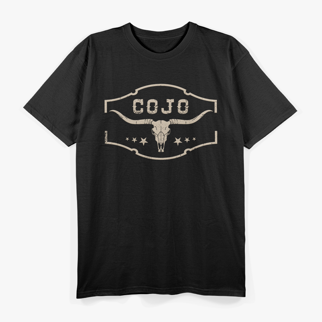 Retro Cojo Bull-Skull - Vintage Cowhide Pride T-Shirt